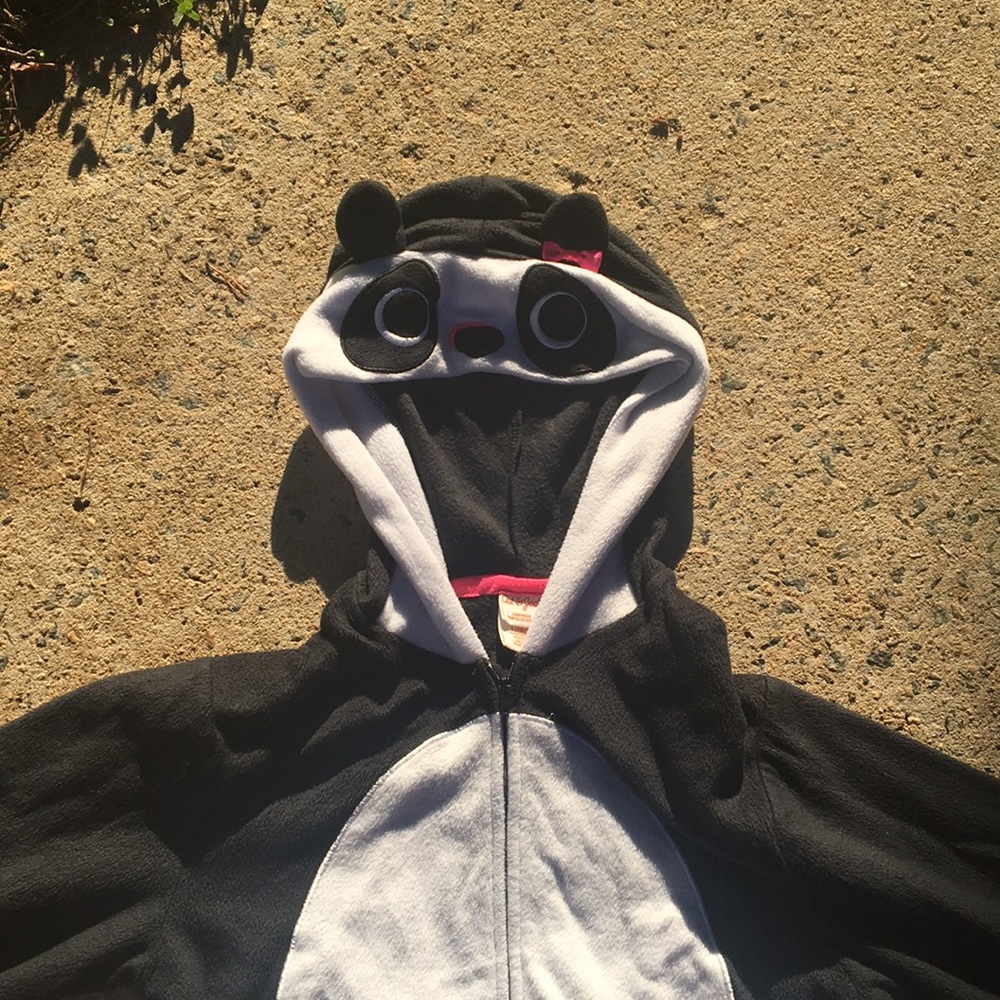 Kids panda onesie